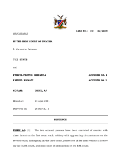 - Superior Courts of Namibia
