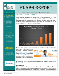 Flash RepoRt - Jackson County, Oregon