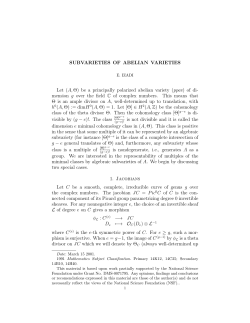 (A,&Theta;) be a principally polarized abelian variety