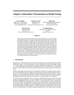 Adaptive Submodular Maximization in Bandit Setting