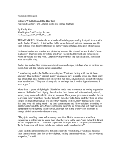 Soldiers With Dolls and Blue Hair Gel: Rape and