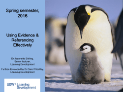 Evidence with in - UOW > Shoalhaven