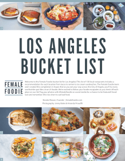 LA Bucket List