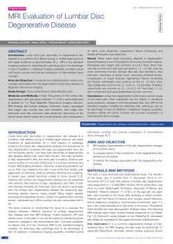 MRI evaluation of lumbar disc degenerative disease (PDF