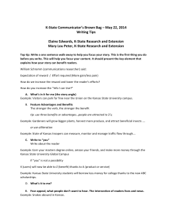 May!22,!2014! - Kansas State University