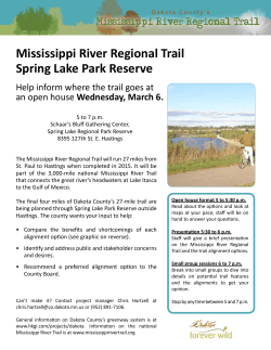 Mississippi River Regional Trail Spring Lake Park Reserve