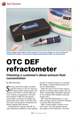 OTC DEF refractometer