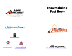 Snowmobiling Fact Book - International Snowmobile Manufacturers