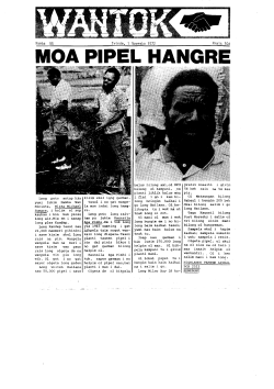 moa pipel hangre - Wantok Niuspepa