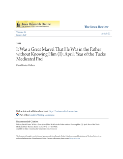 It Was a Great Marvel That He Was in the Father without Knowing Him