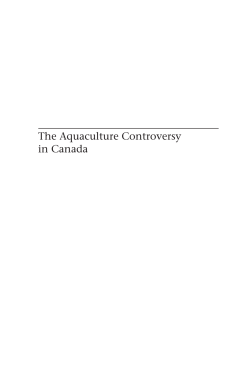 The Aquaculture Controversy in Canada