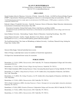 alan p. duesterhaus - cv - Warrington College of Business