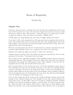 House of Hospitality - Catholic Worker Movement