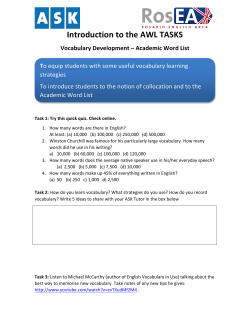 Introduction to the AWL TASKS