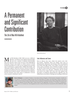 A Permanent and Significant Contribution