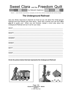 Sweet Clara and the Freedom Quilt