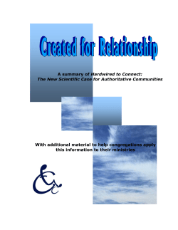 Hardwired to Connect - Institute for American Values