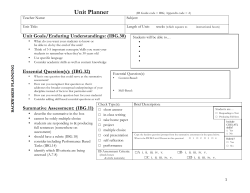 Inderkum Unit Planner - Natomas Unified School District