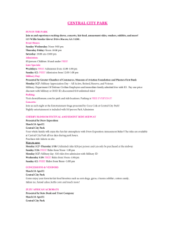 full schedule - International Cherry Blossom Festival