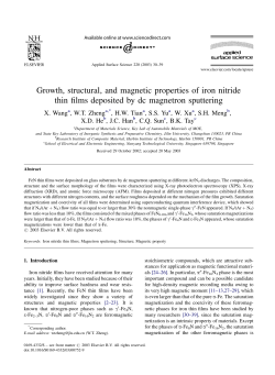 Growth, structural, and magnetic properties of iron