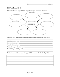 12 Week Exam Review