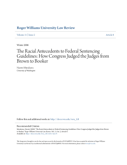 The Racial Antecedents to Federal Sentencing