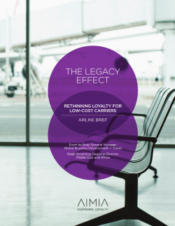 Rethinking Loyalty for Low-Cost Carriers