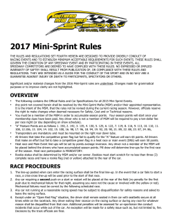 2013 USRA Stock Car Rules - Southern New Mexico Speedway