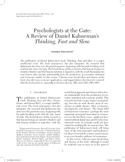 Psychologists at the Gate