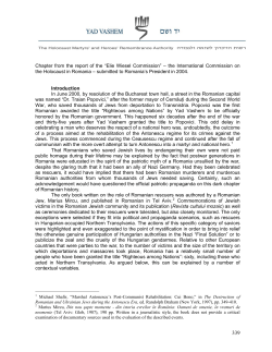 Solidarity and Rescue in Romania