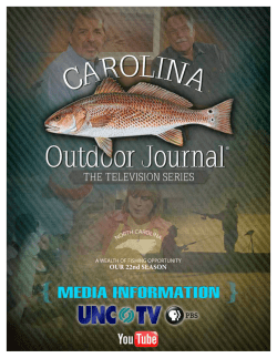 OUR 22nd SEASON - Carolina Outdoor Journal