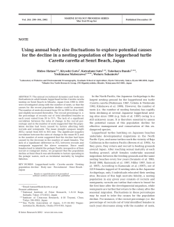 Using annual body size fluctuations to explore potential causes for