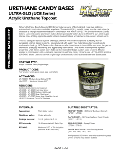 urethane candy bases - Kirker