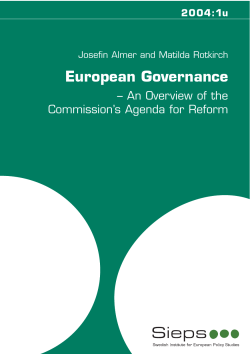 European Governance