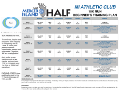 MI Half Sponsored 10K Training Plan15