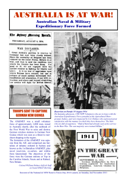 australia is at war!