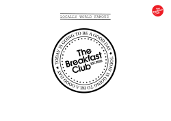 the Breakfast Club menu