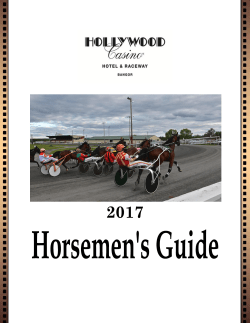 Click Here for the 2017 Horsemen`s Guide