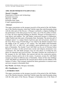 Adil Shahi Mosques in Karnataka