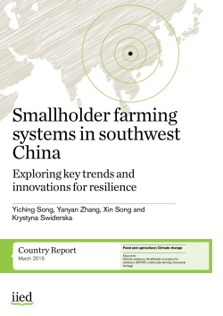 Smallholder farming systems in southwest China