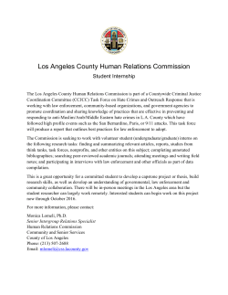 Los Angeles County Human Relations Commission - UCI