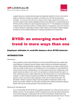 BYOD: an emerging market trend in more ways than one