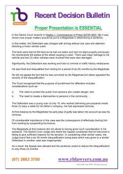 Proper Presentation is ESSENTIAL