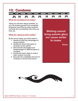 13: Condoms - Native STAND