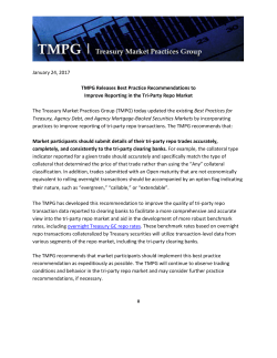 TMPG Releases Best Practice Recommendations to Improve