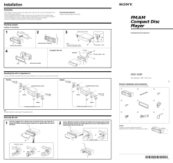 FM/AM Compact Disc Player