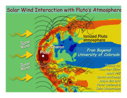 Solar Wind Interaction with Pluto`s Atmosphere