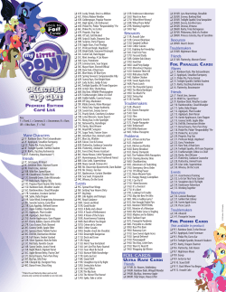 Mane Characters Friends Events Resources Troublemakers