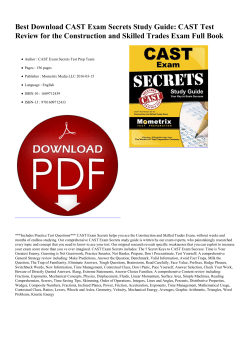 Best CAST Exam Secrets Study Guide