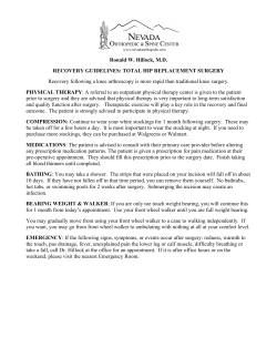 Total Hip Replacement Surgery with Dr. Hillock